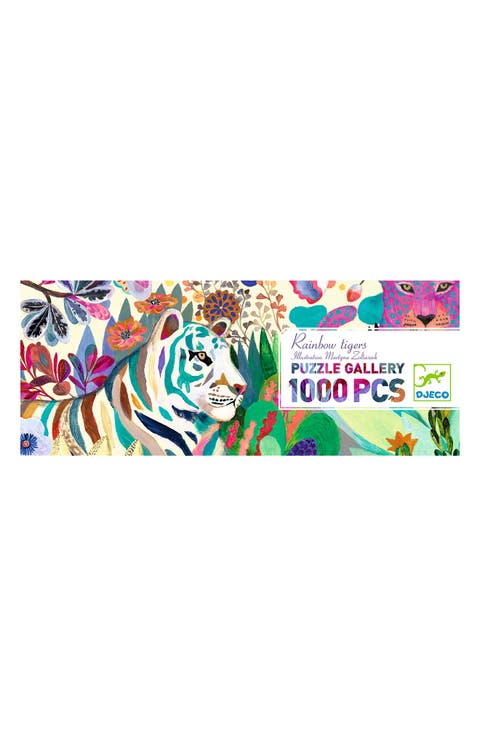 Rainbow Tigers 1000-Piece Gallery Puzzle