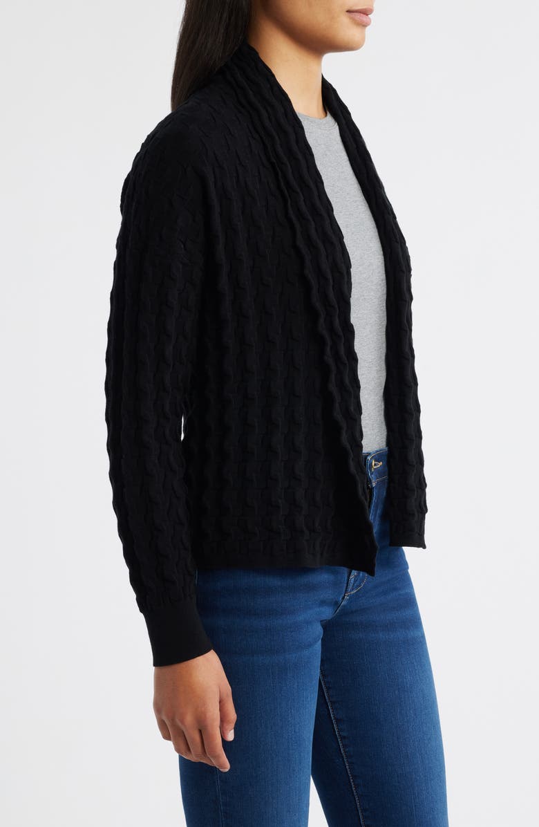 MARGARET O'LEARY Gwen Open Cotton Cardigan, Alternate, color, 