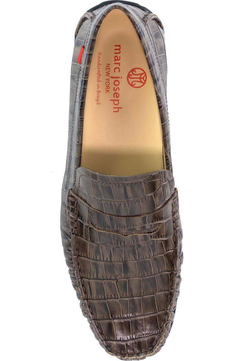 Marc Joseph New York Union 4.0 Driving Loafer, Alternate, color, Cafe Croco
