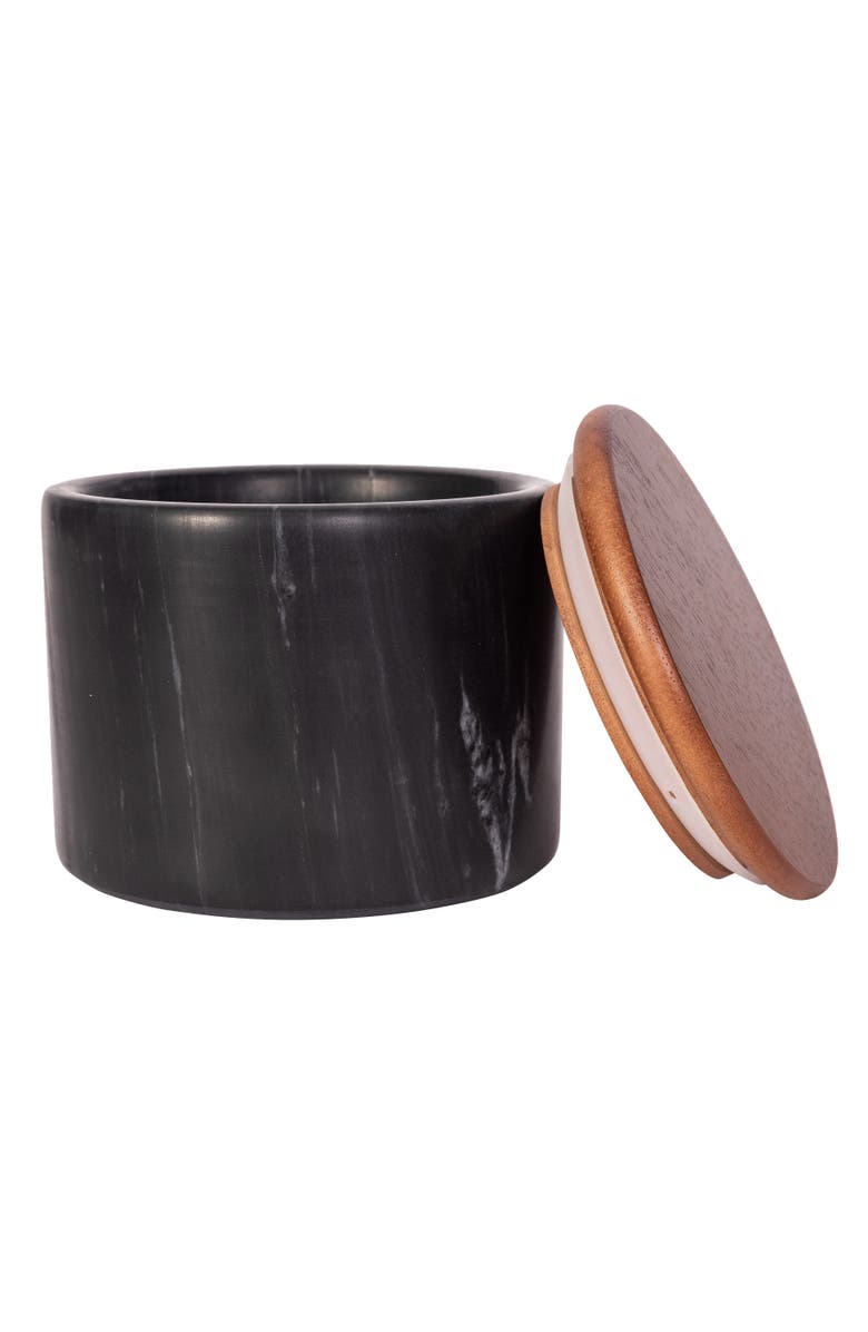 Artifacts Trading Company<sup>™</sup> Artifacts Trading Company Storage Canister with Sealed Wood Top, Alternate, color, Black Matte