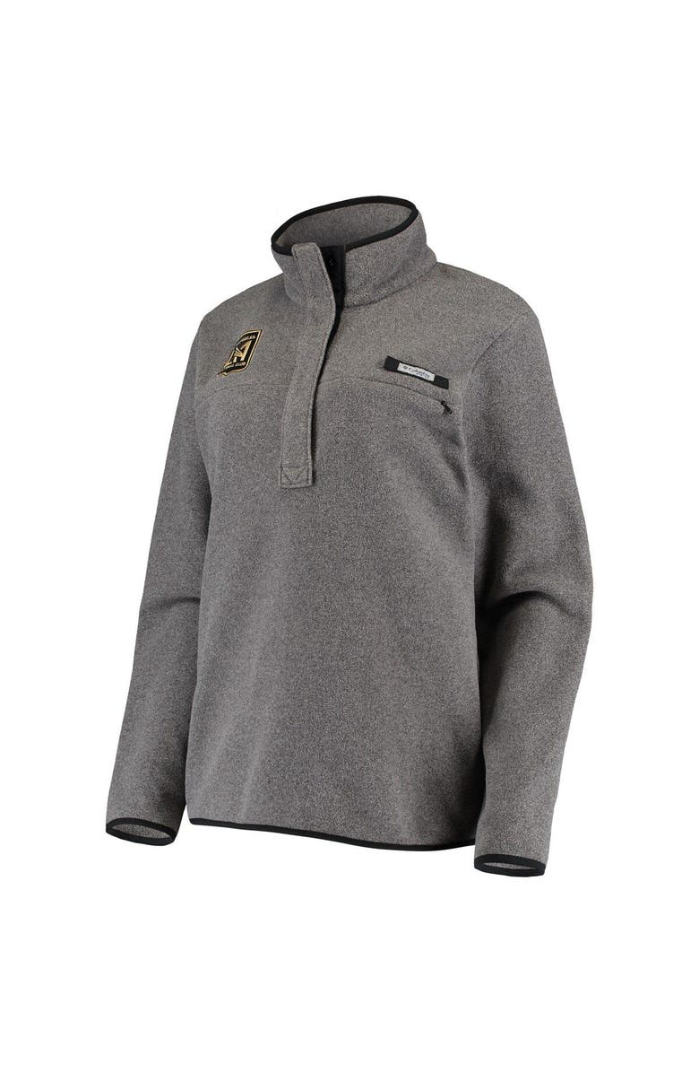 Columbia Women's Columbia Heathered Gray LAFC Harbor Side Fleece Pullover Sweatshirt, Alternate, color, 