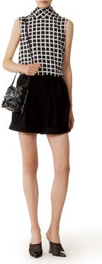 Lanvin Printed Silk Sleeveless Top