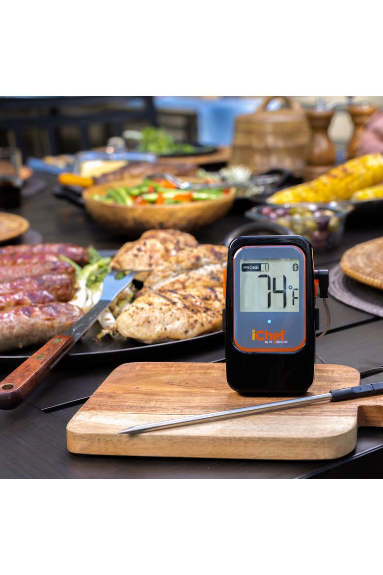 iCHef Extended Range Bluetooth Barbeque Thermometer, Alternate, color, Black