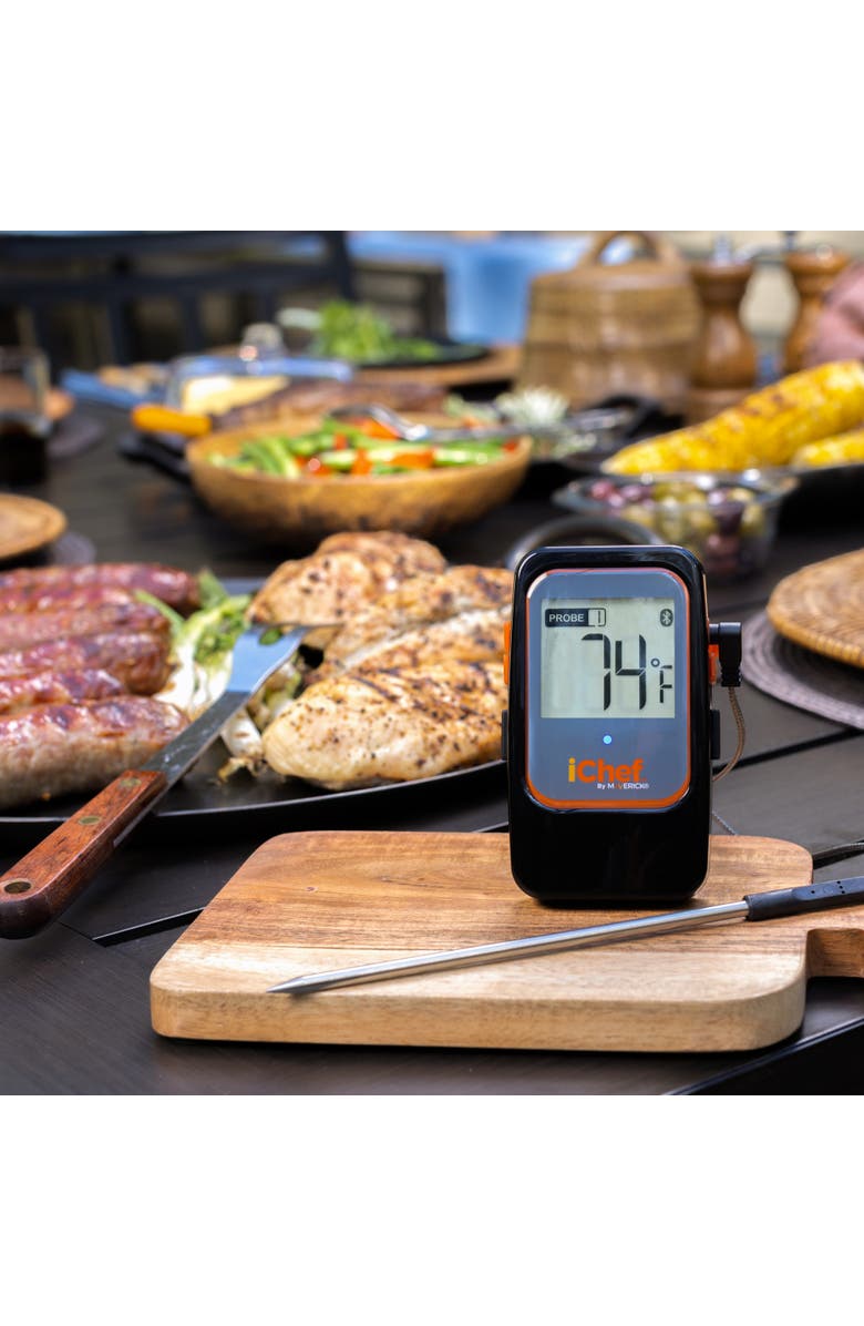Maverick iCHef Extended Range Bluetooth Barbeque Thermometer, Alternate, color, Black