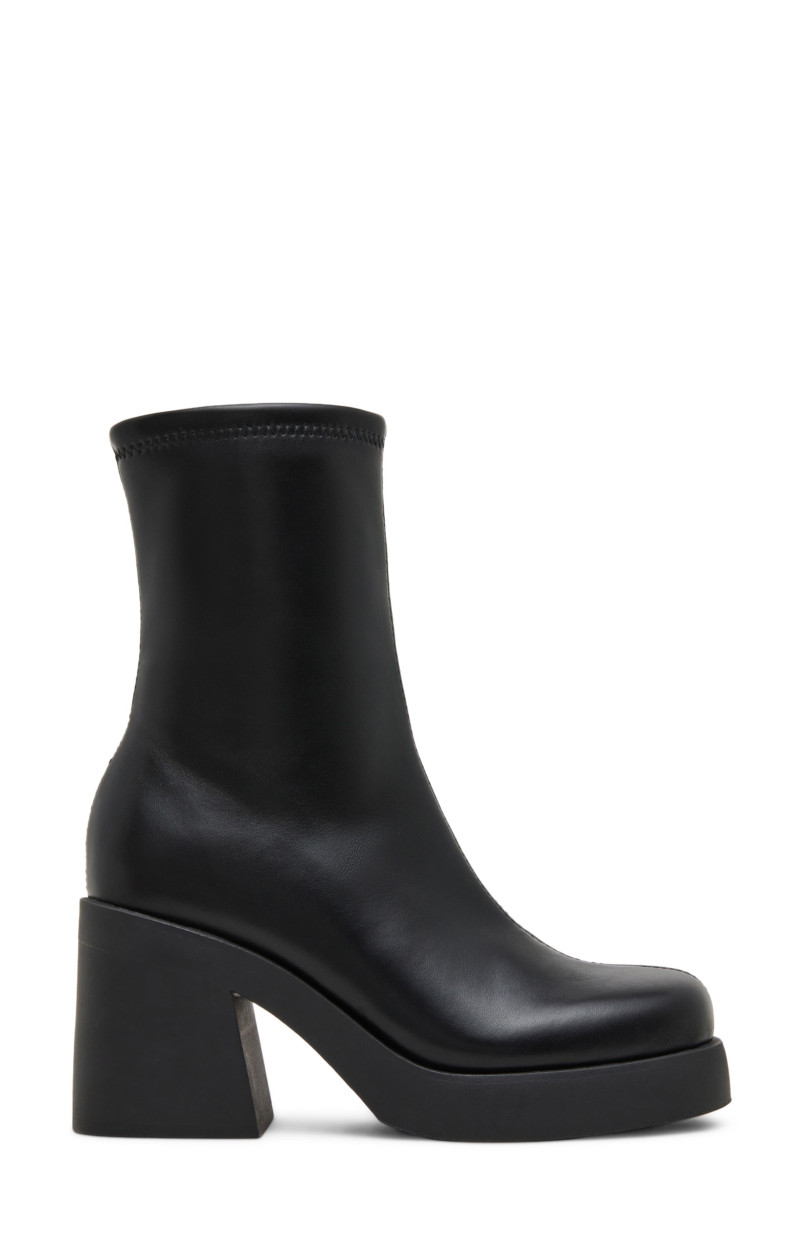 Moorree Faux Leather Boot, Alternate, color, BLACK PARIS