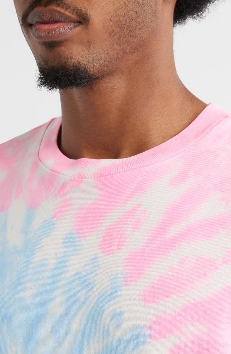 Elwood Camp Tie Dye T-Shirt, Alternate, color, Spiral Tie Dye