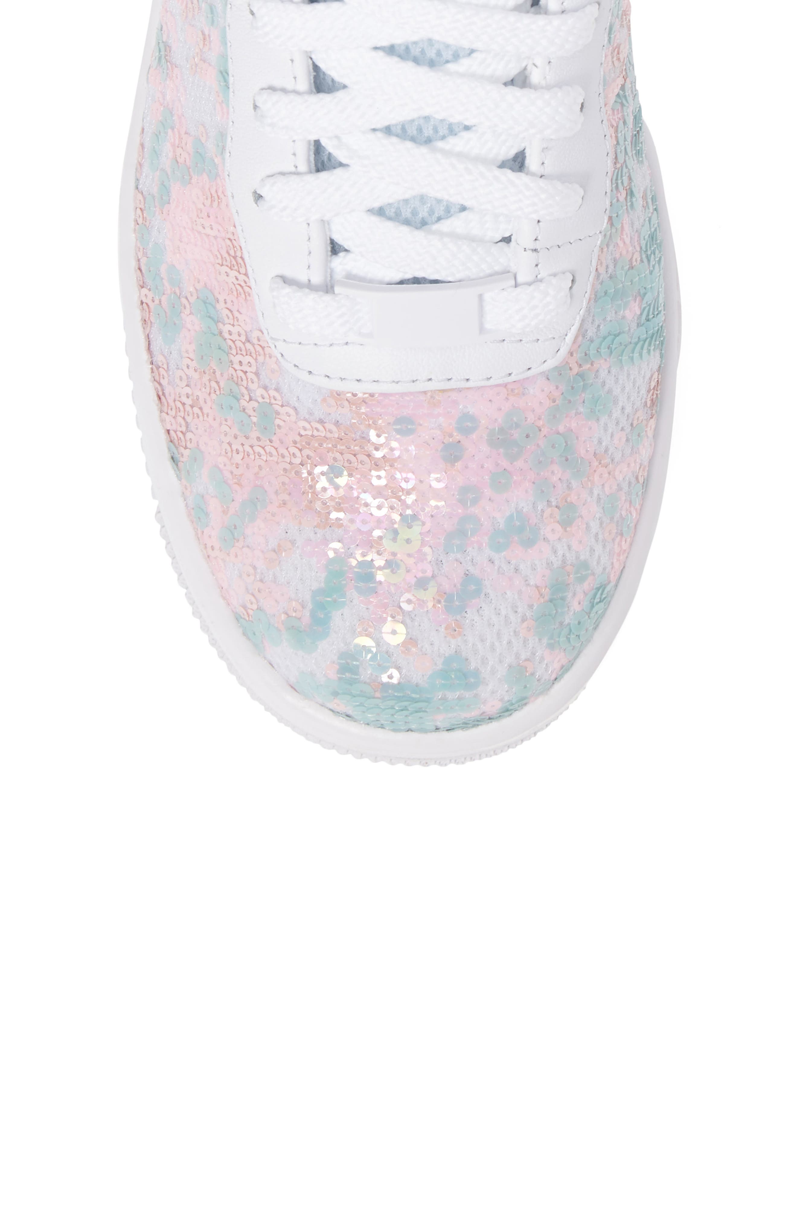 Nike Air Force 1 Upstep Hi LX Sequined High Top Sneaker, Alternate, color, 