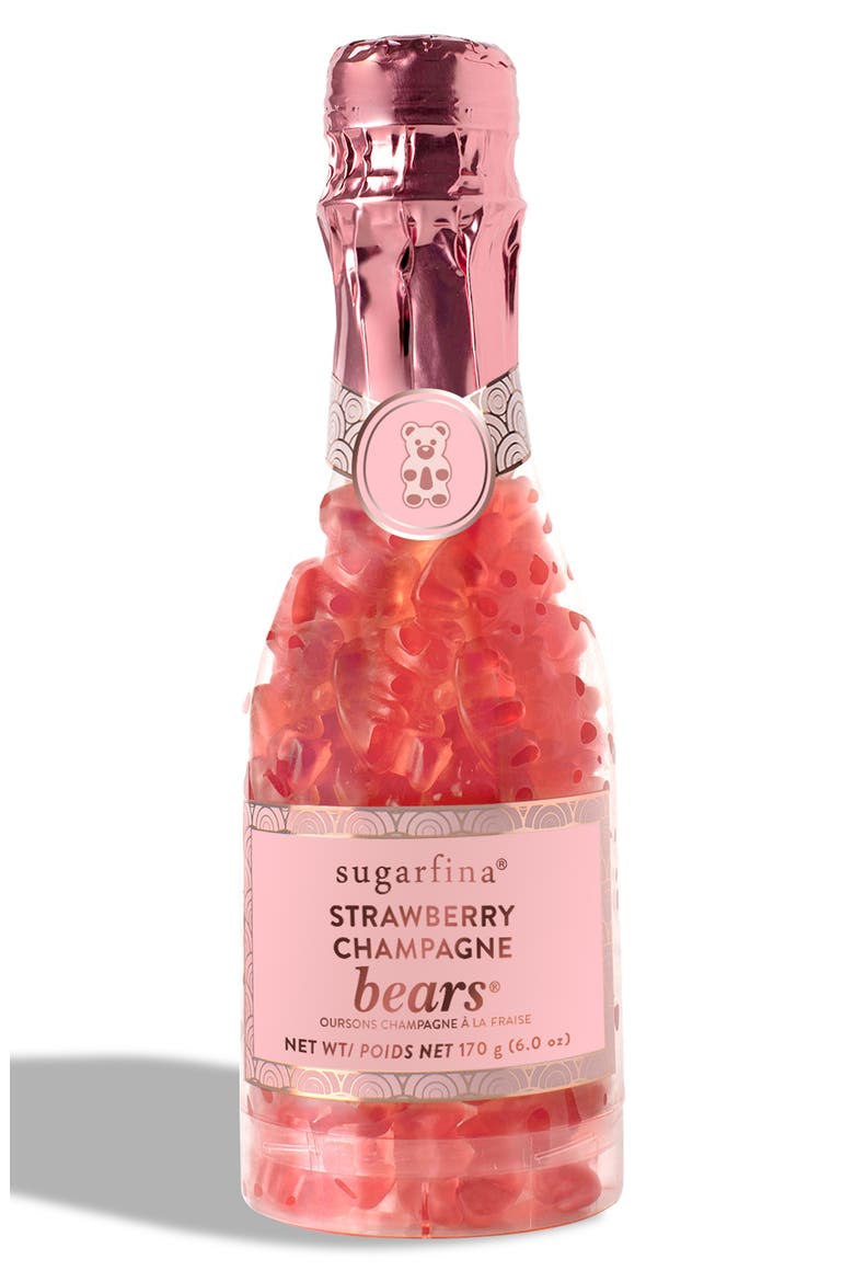 Strawberry Champagne Bears Candy, Main, color, PINK