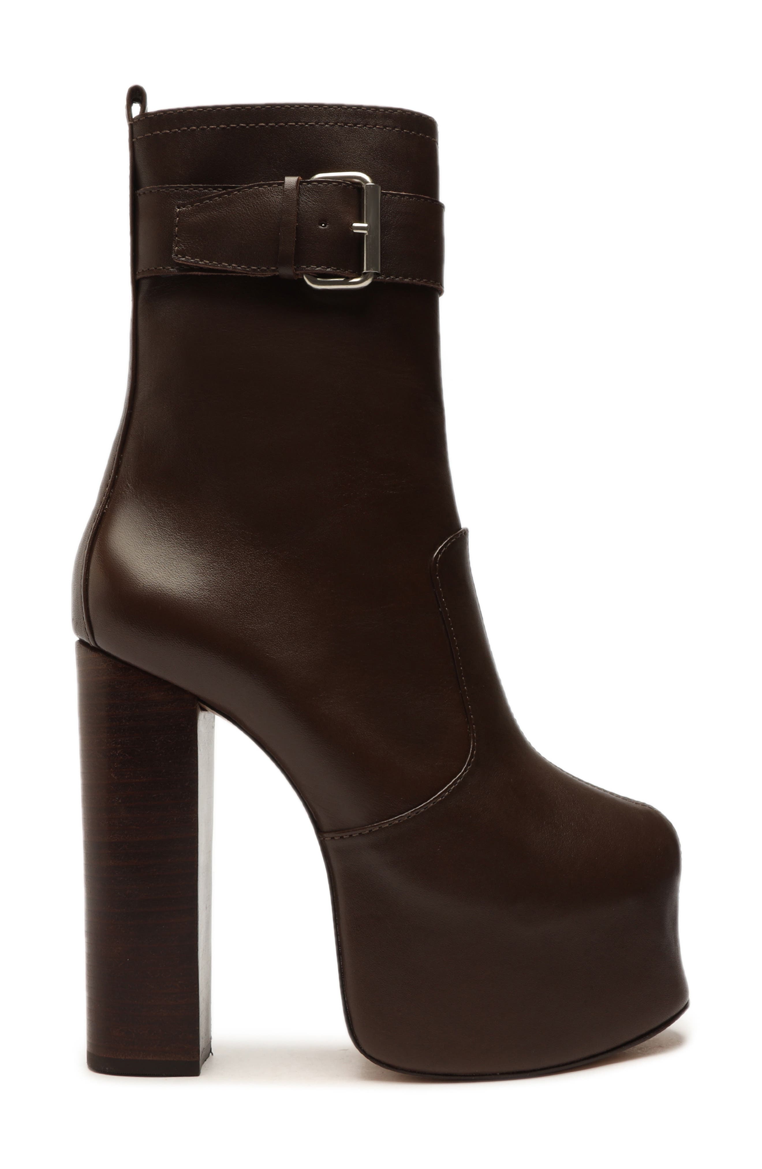 Aberdeen Buckle Platform Boot, Alternate, color, NEW BISON