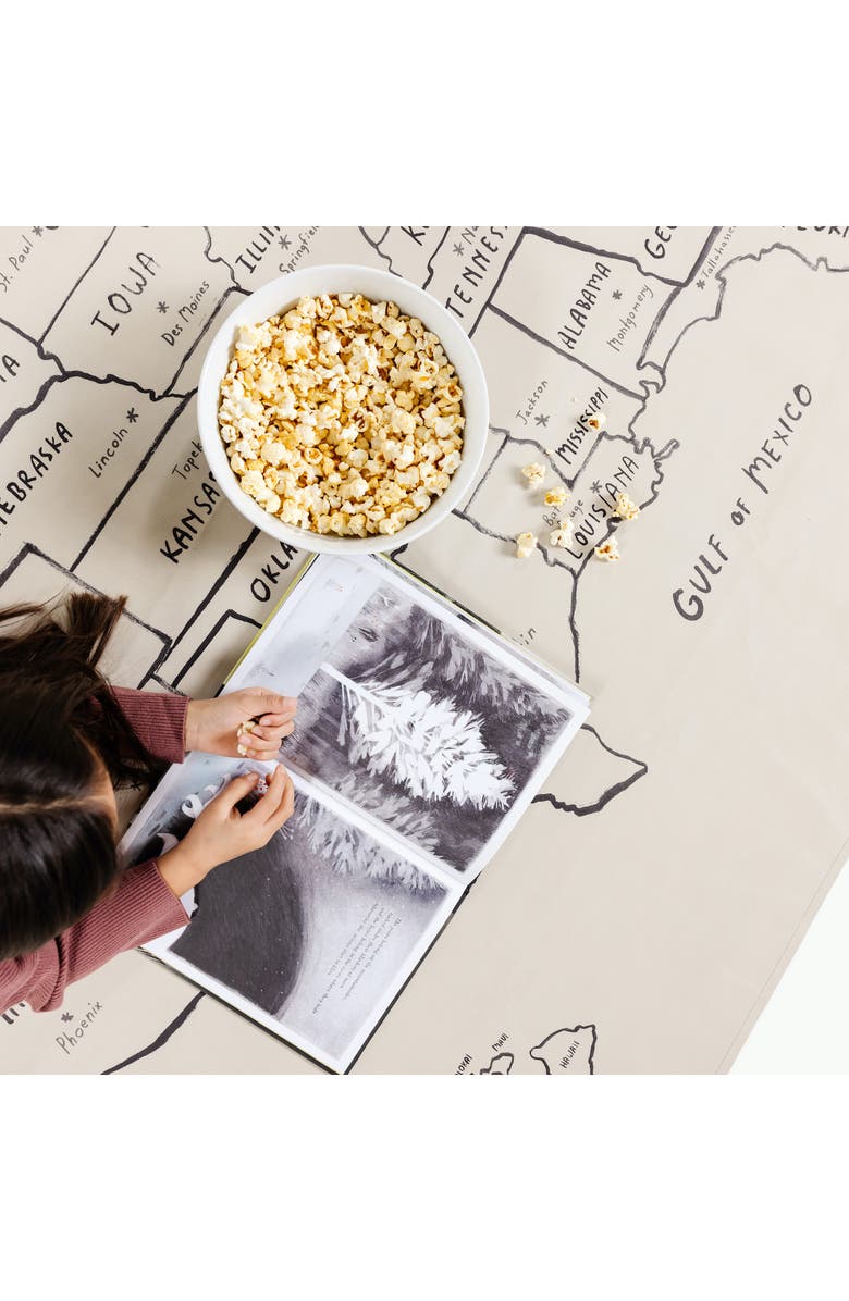 GATHRE Large State Map Tapestry, Alternate, color, Usa Map