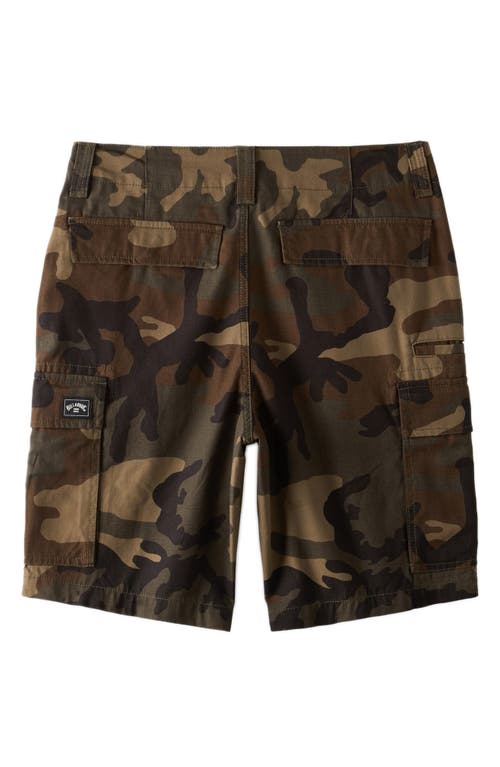 Billabong Combat Cargo Shorts In Military Camo