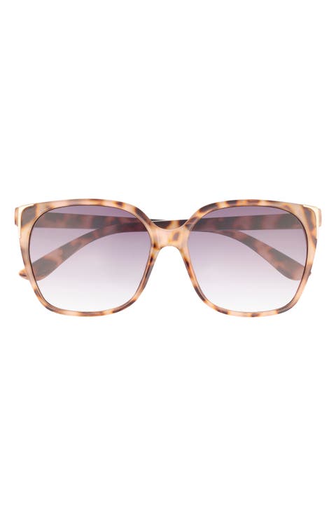 Oversize Gradient Cat Eye Sunglasses