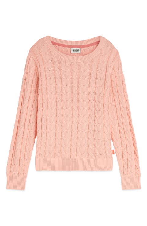 Kids' Cable Stitch Sweater (Little Kid & Big Kid)