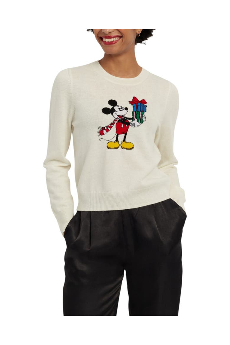 Wool-cashmere Mickey Sweater, Main, color, Cream