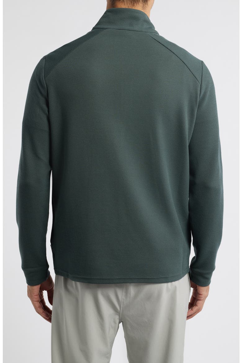 Waffle Quarter Zip Pullover, Alternate, color, MIDNIGHT