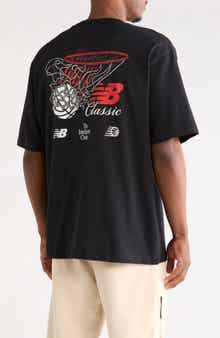 New Balance Hoops Classic Cotton Graphic T-Shirt