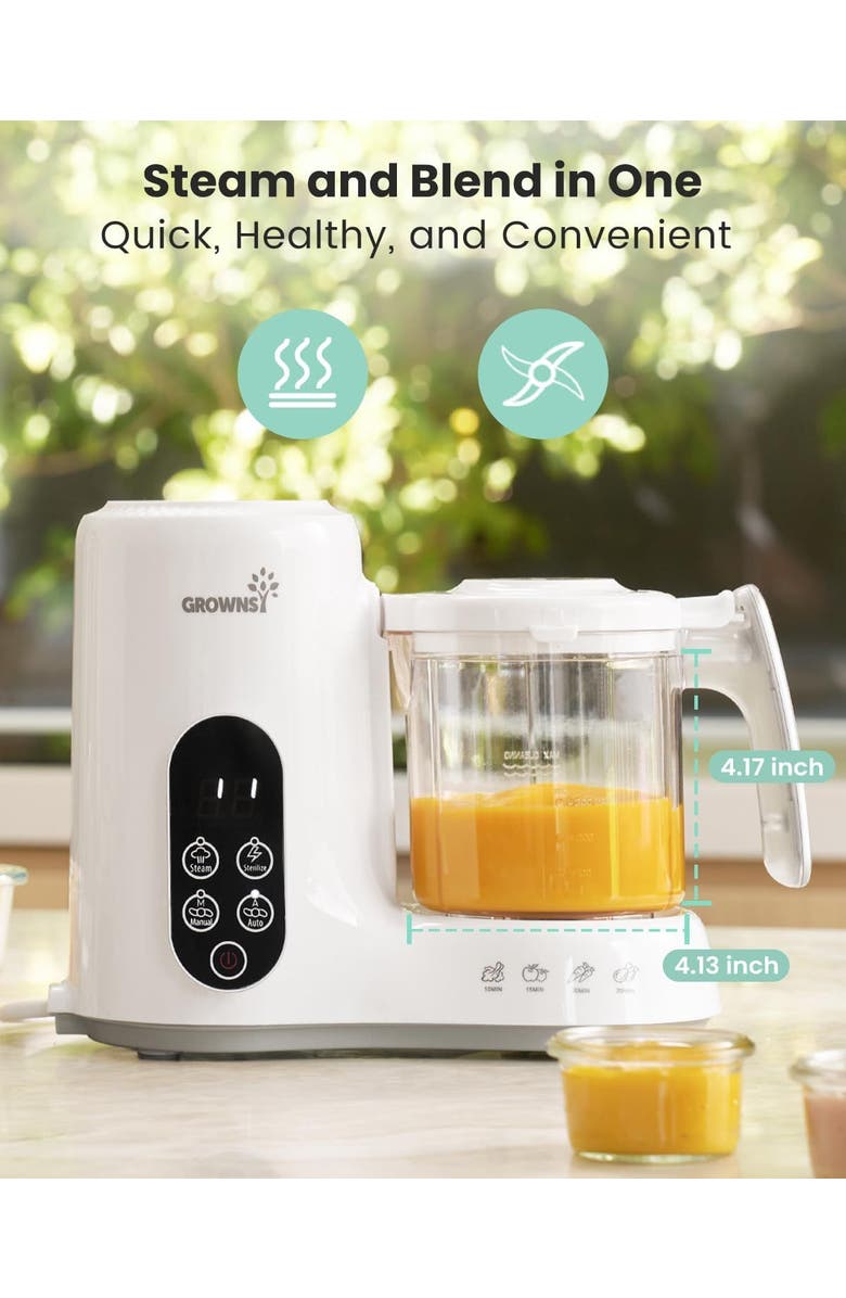 GROWNSY Baby Food Maker, Alternate, color, White