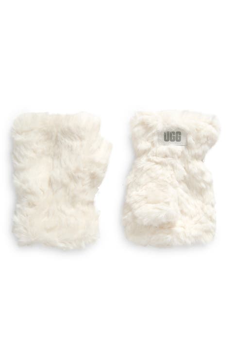 Faux Fur Fingerless Gloves