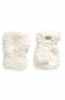 Faux Fur Fingerless Gloves