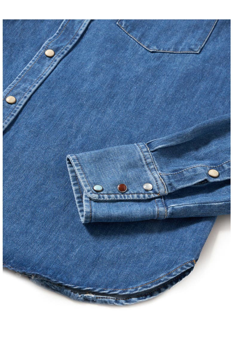 Texan Denim Shirt, Alternate, color, D310