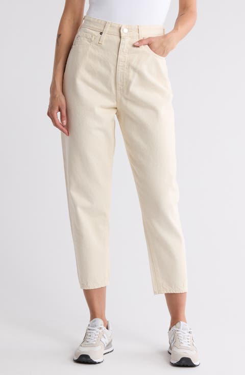 Renn High Waist Crop Barrel Leg Pants