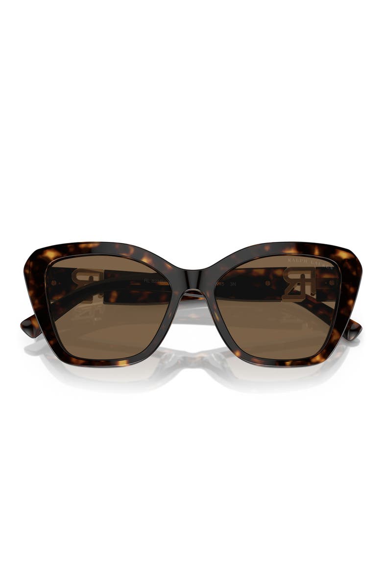 55mm Isabel Gradient Butterfly Sunglasses, Alternate, color, HAVANA / BROWN