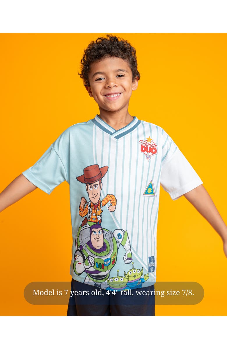 Disney Pixar Athletic T-Shirt, Alternate, color, Light Blue Woody Buzz