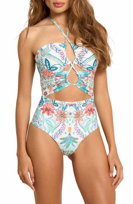 Cosita Linda Strappy Cutout One-Piece Swimsuit