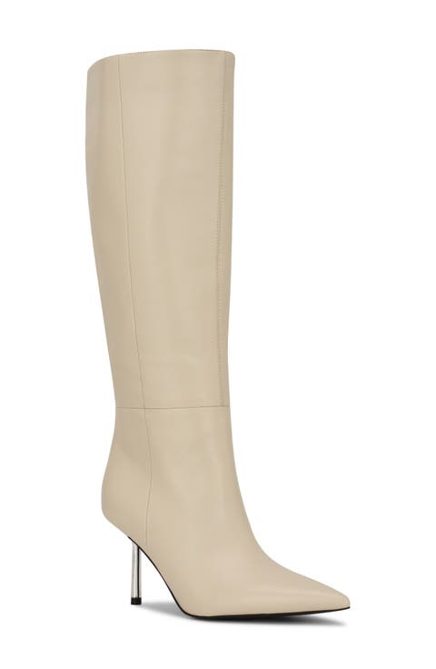 Nomas Pointed Toe Knee High Boot (Women)