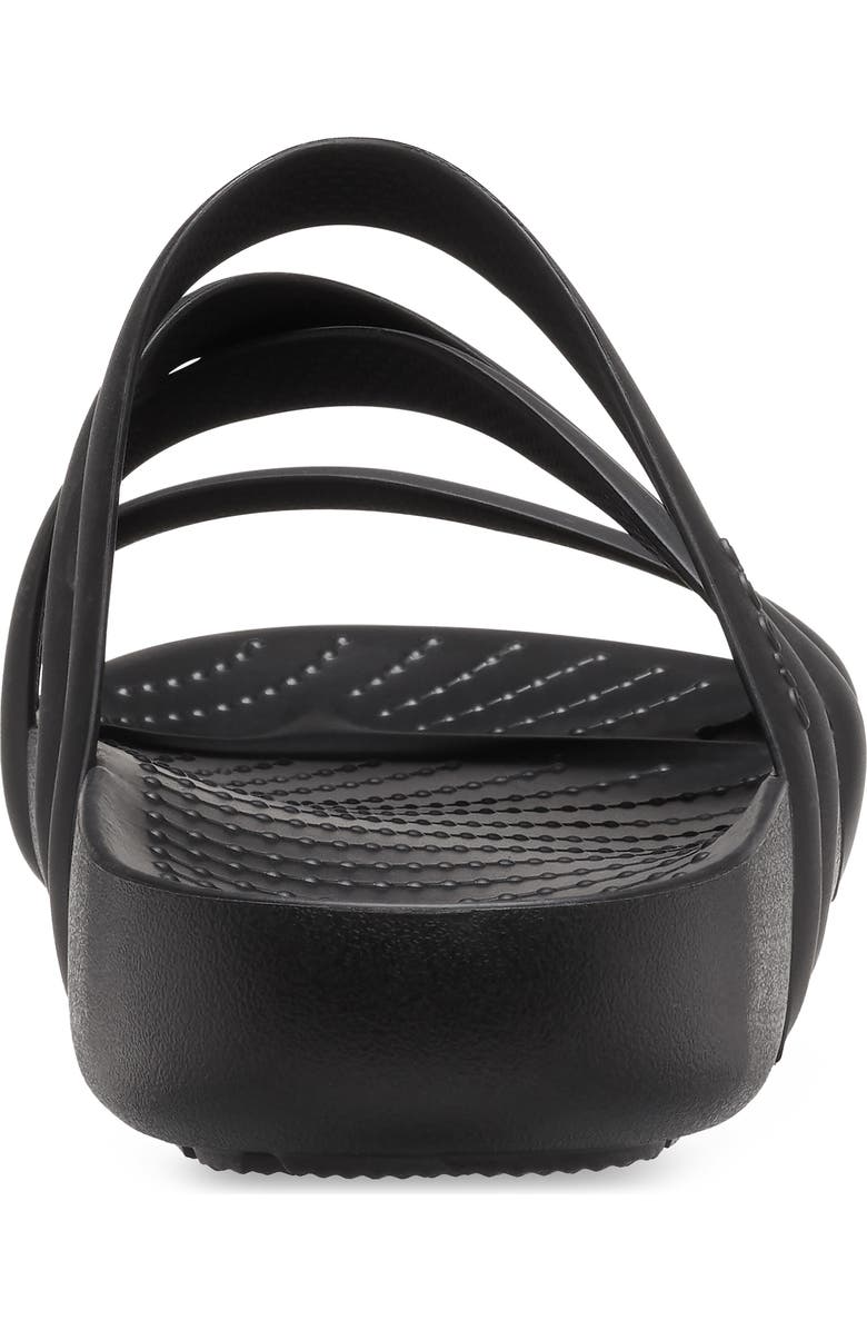 CROCS Splash Strappy Slide Sandal, Alternate, color, Black