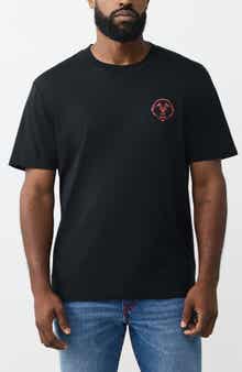 True Religion Abstract Horseshoe Graphic T-Shirt