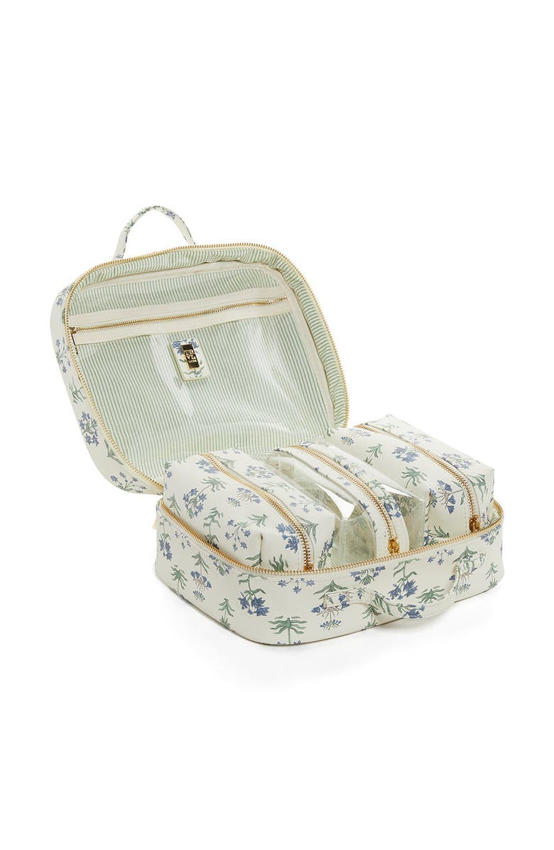 TRVL Design Provence Makeup Bag, Alternate, color, Ivory