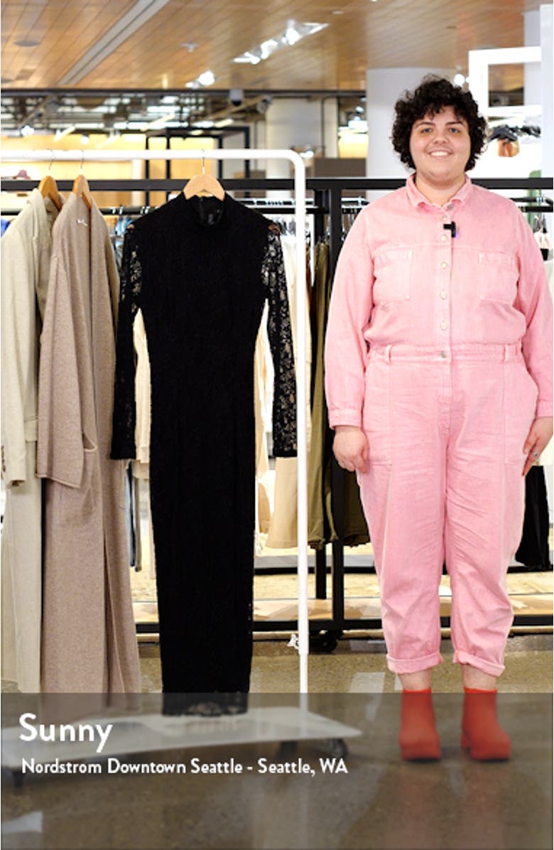 Meghan Lace Long Sleeve Dress, sales video thumbnail