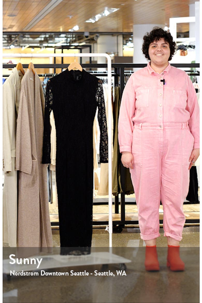 Meghan Lace Long Sleeve Dress video