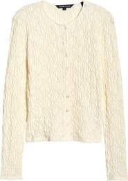 Veronica Beard Gillingham Cotton Blend Stretch Lace Cardigan
