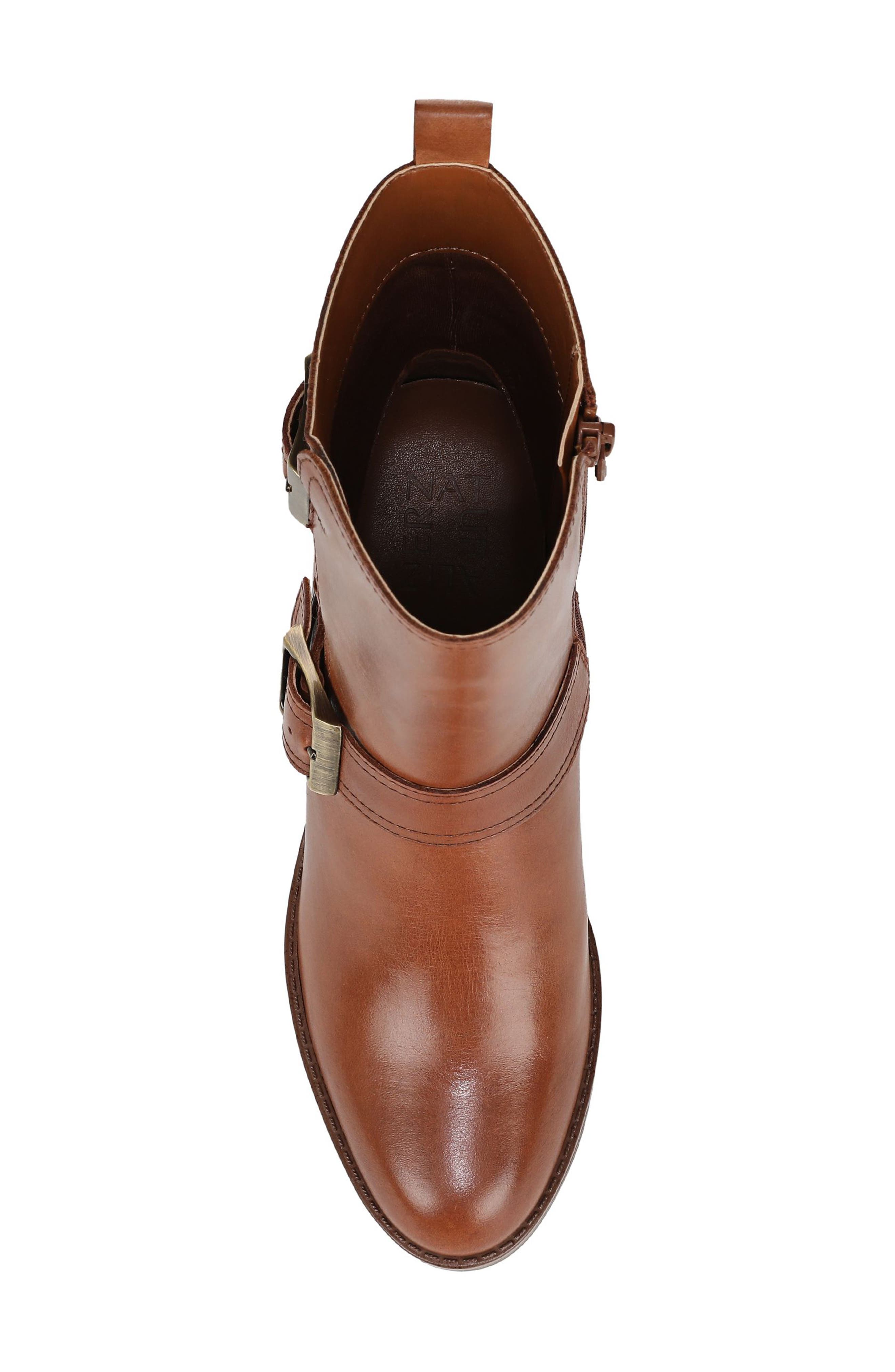 Naturalizer Vail Buckle Boot, Alternate, color, English Tea Brown