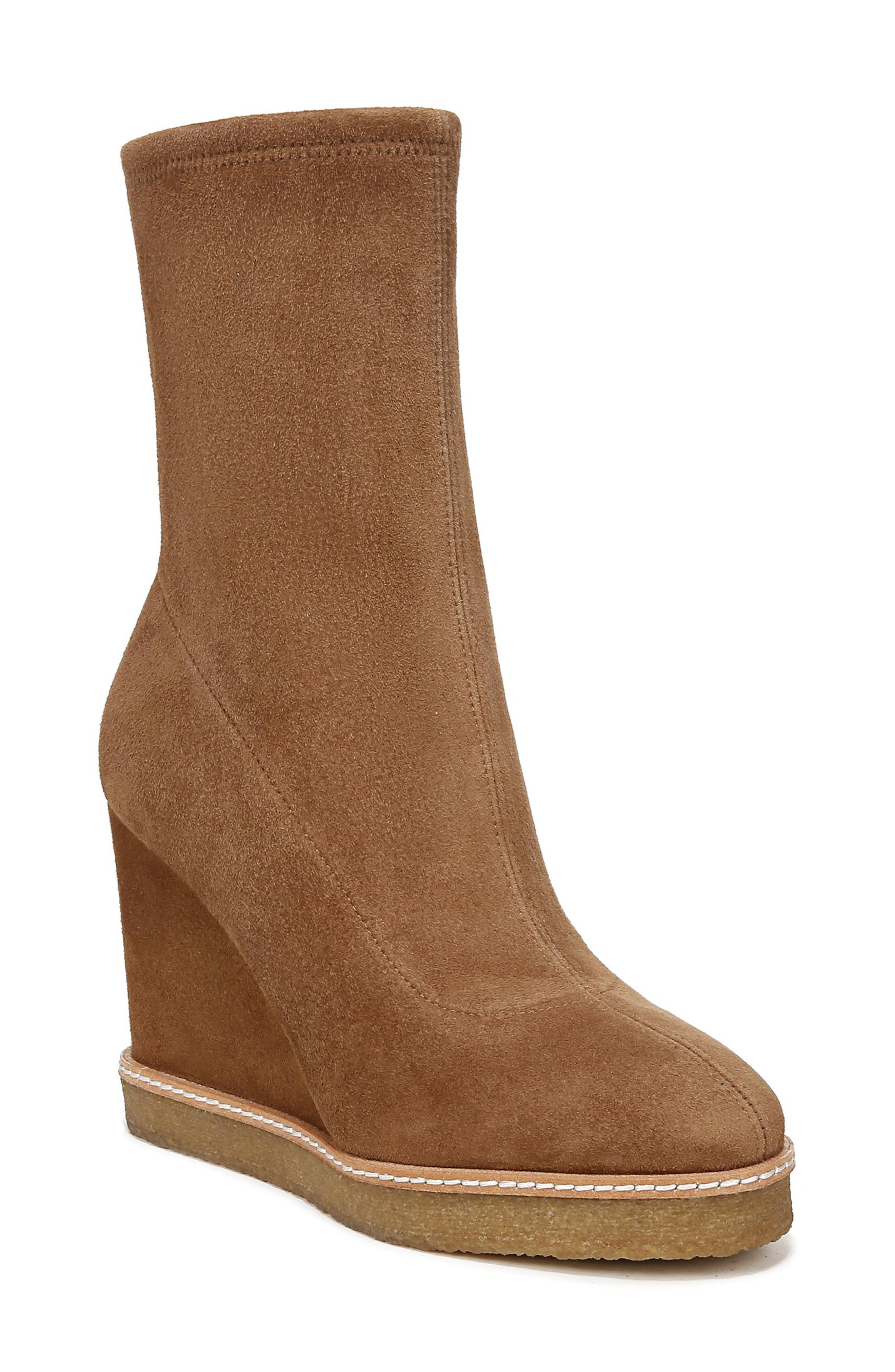 Arlo Wedge Boot, Main, color, HAZELWOOD