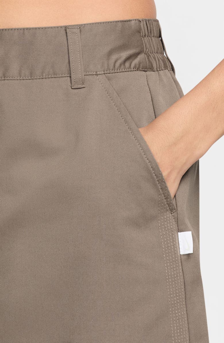 Nike Structured Twill Skirt, Alternate, color, Mink Brown/ Mink Brown