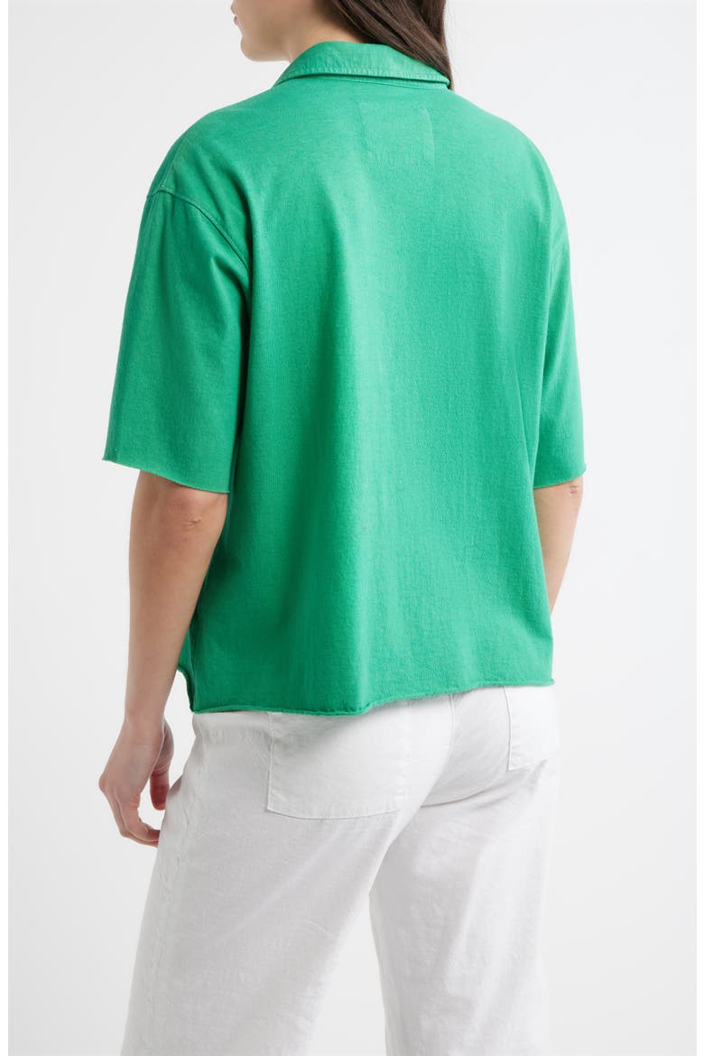 Patty Short Sleeve Popover, Alternate, color, BIRDIE GREEN