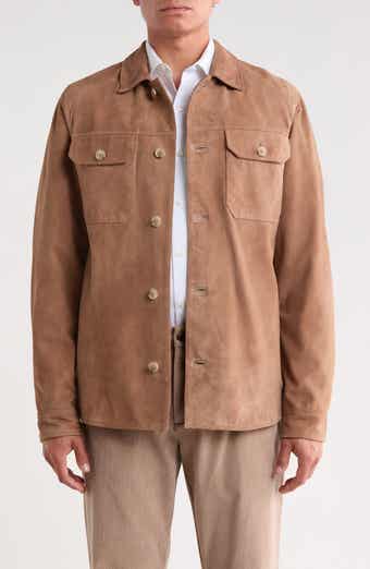 Suede Shirt Jacket