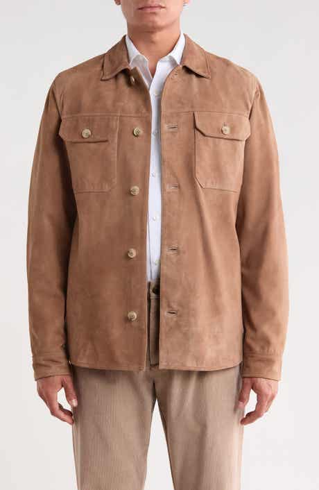 Suede Shirt Jacket