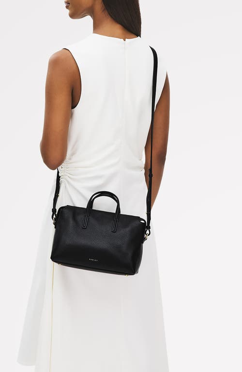 Radley Eastcastle Street Pebbled Leather Crossbody Bag In Black