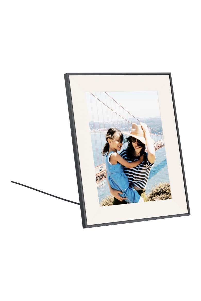 12-Inch Digital Photo Frame, Alternate, color, INK WITH TEXTURED MAT