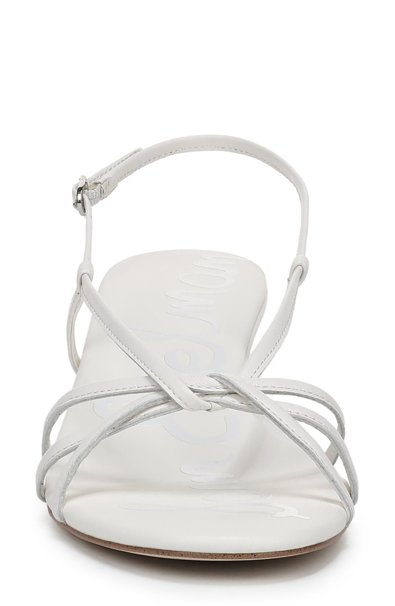 Cressa Slingback Kitten Heel Sandal, Alternate, color, BRIGHT WHITE