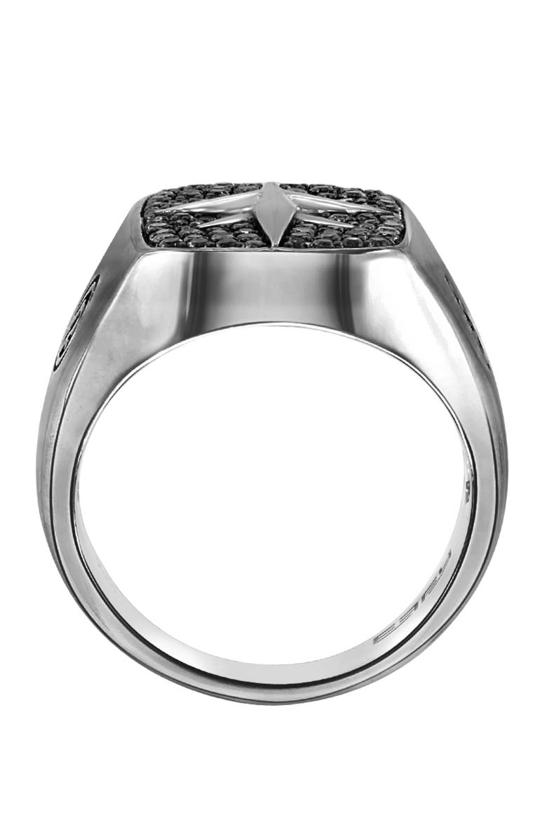 EFFY Sterling Silver Black Spinel Ring, Alternate, color, 