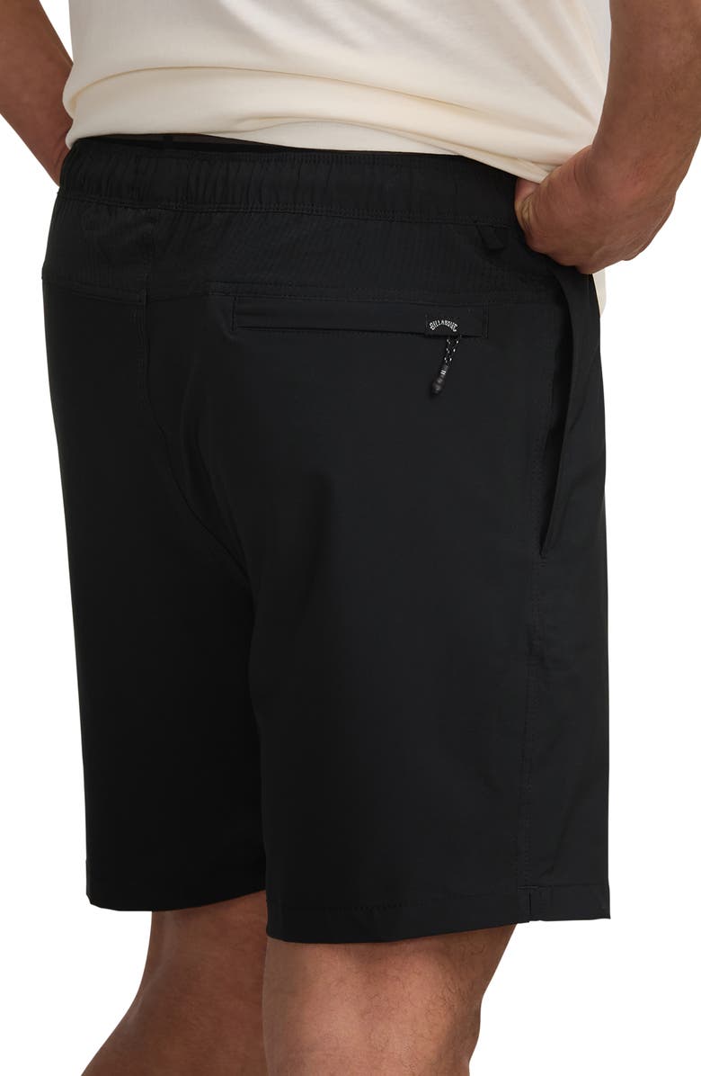 Billabong Surftrek Hybrid Board Shorts, Alternate, color, Black