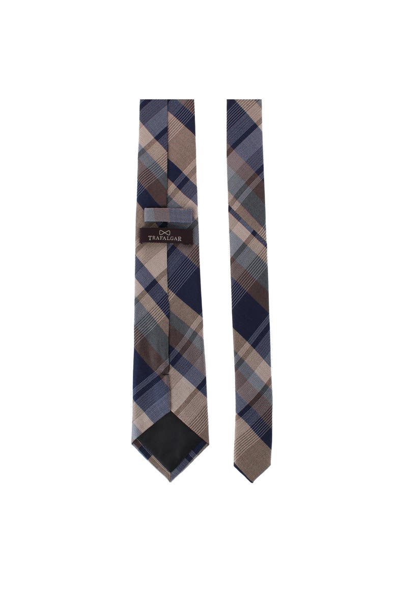 Rolando Stately Plaid Wool Blend Business Necktie, Alternate, color, Multiple