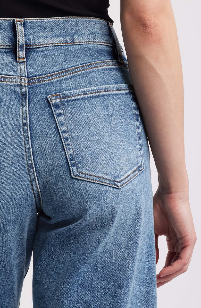 FRAME Le Pixie High Waist Slim Palazzo Jeans, Alternate, color, Rowley