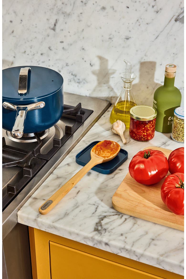 Ceramic Coated Spoon Rest, Alternate, color, MARIGOLD
