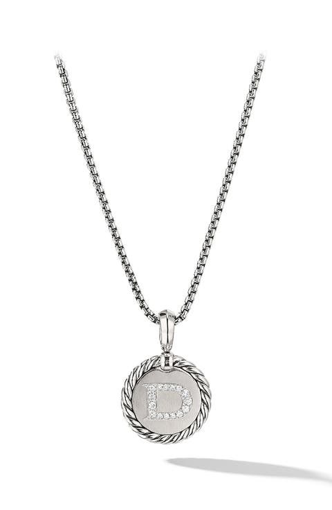 Diamond Initial Pendant